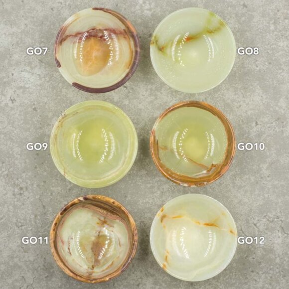 Green Onyx Ring Dish Trinket Bowl - Picture 2 of 5